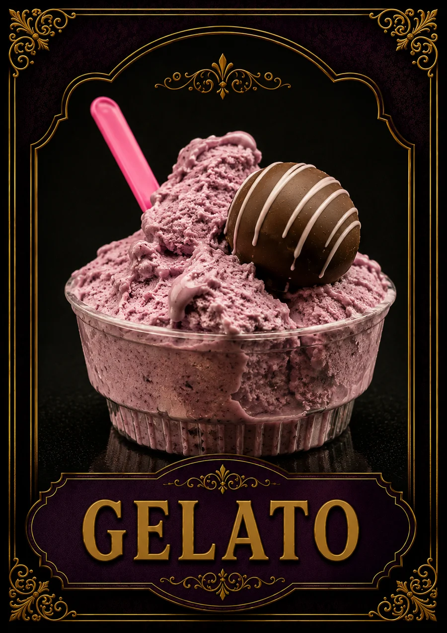 Stirling Sweet Shop gelato poster